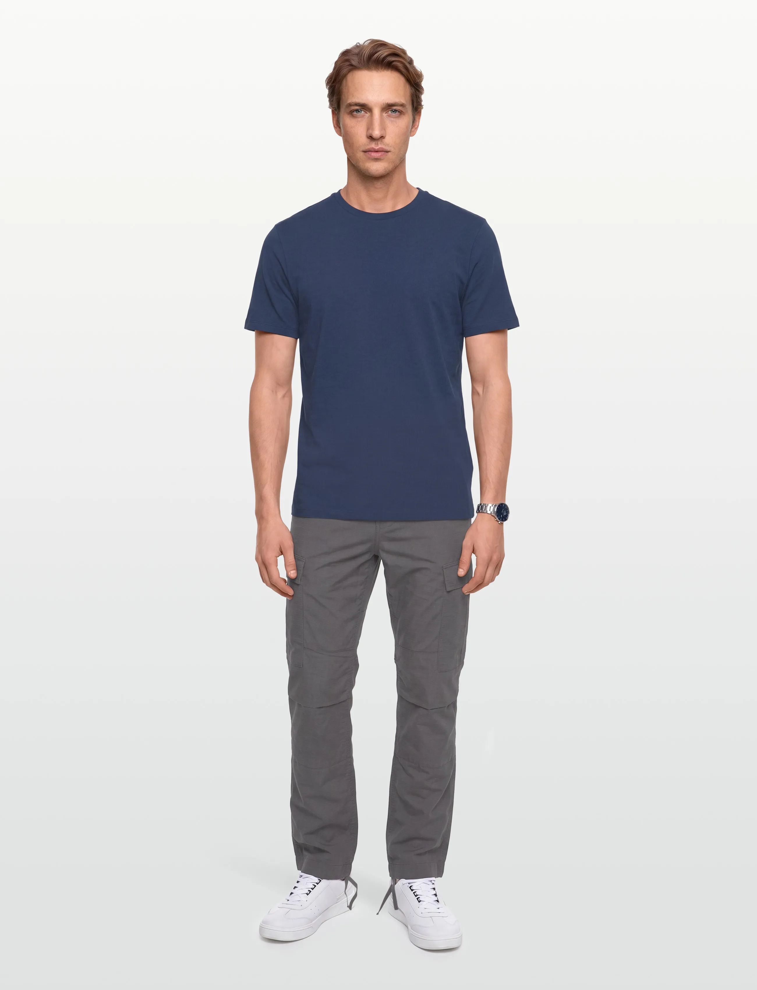 Carhartt WIP - Regular Cargo Pant Columbia - cargobukser - rhino rinsed - 0