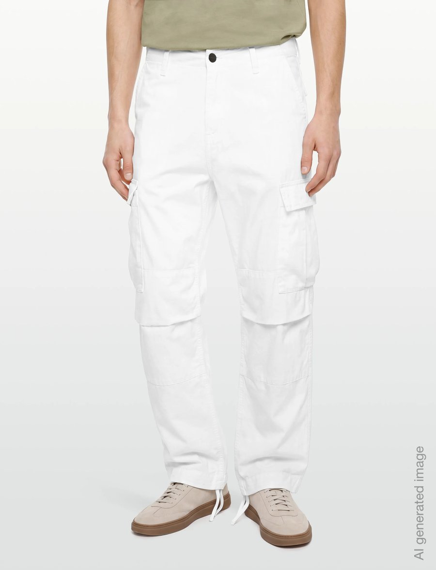 Carhartt WIP - Regular Cargo Pant Columbia - cargo-püksid - white rinsed - 3