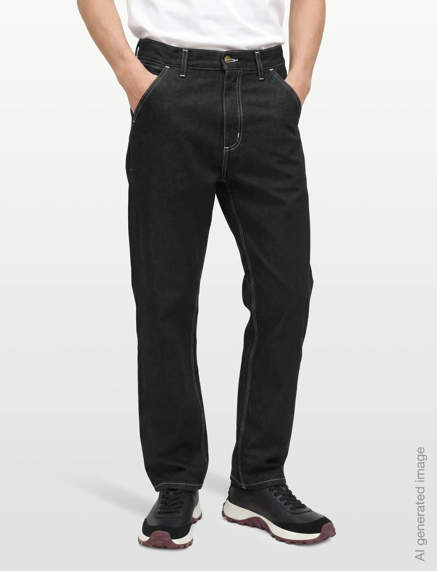Carhartt WIP - Simple Pant Norco - regular jeans - black one wash - 3