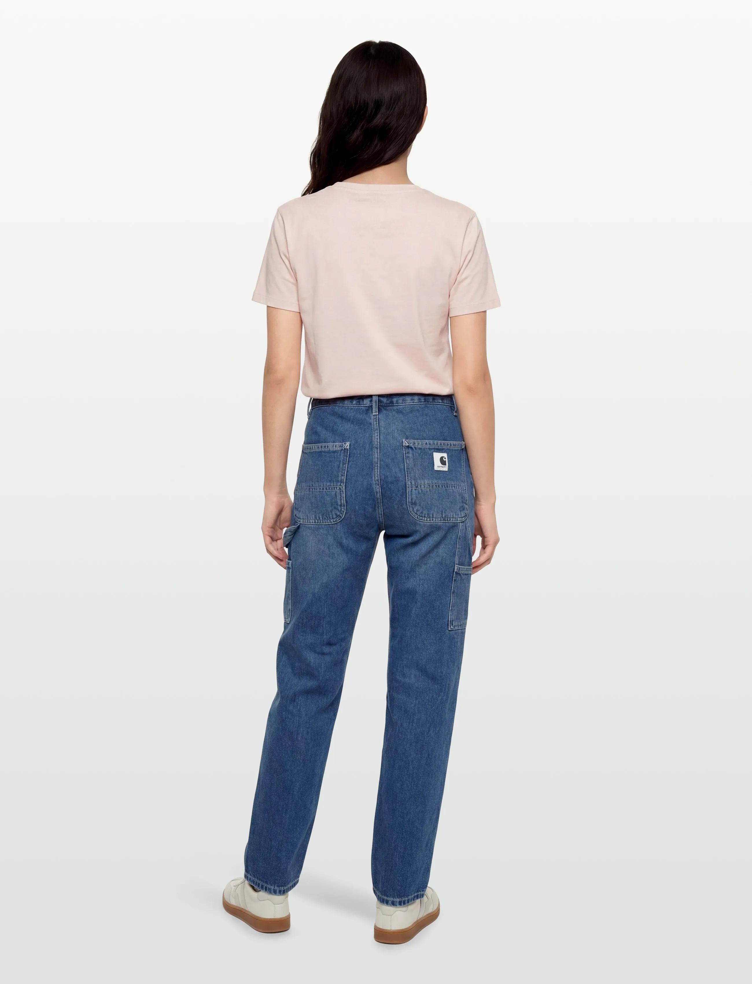 Carhartt WIP - W' Pierce Pant Maverick - bukser & jeans - blue stone wash - 4