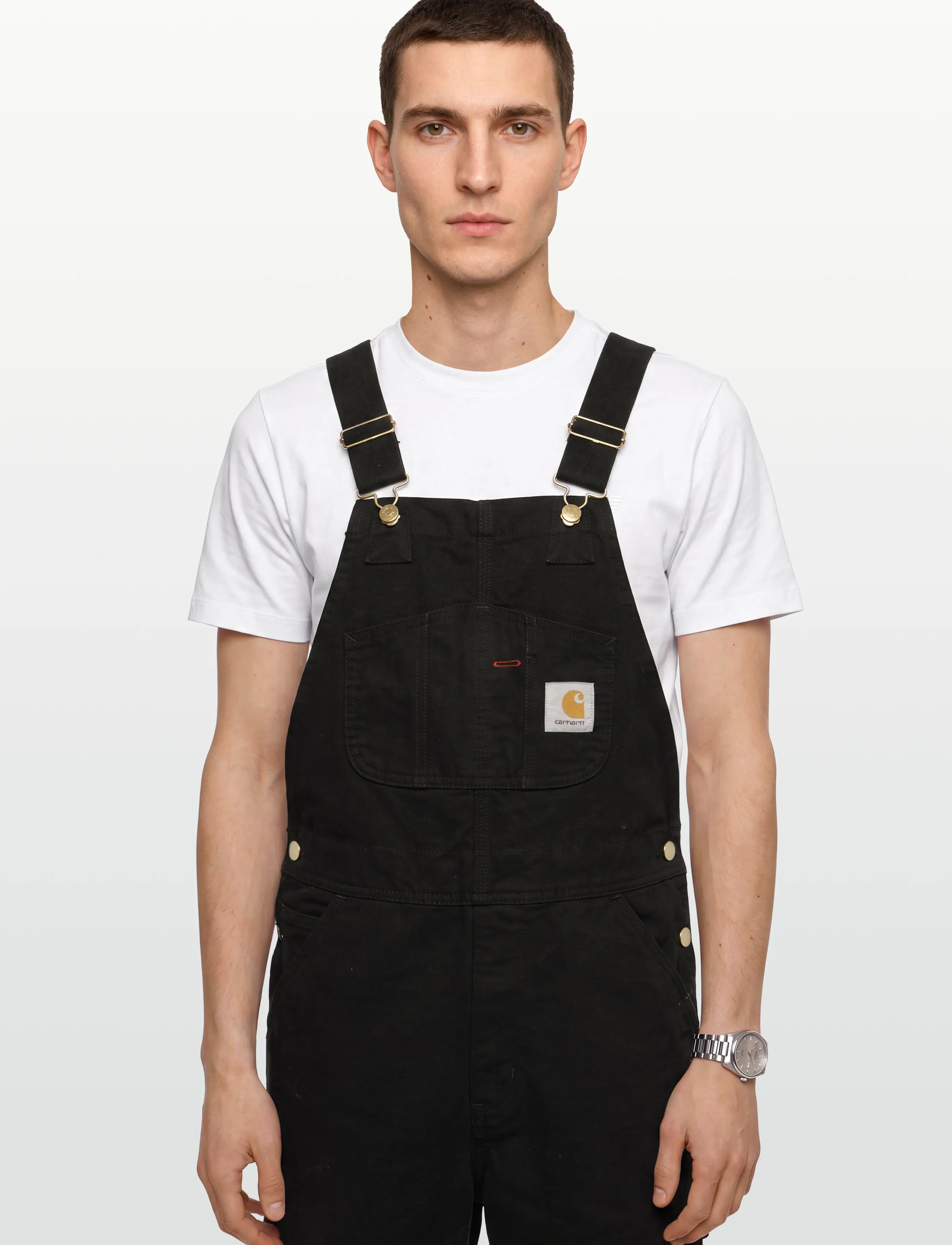 Carhartt WIP - Bib Overall Dearborn - hosen & jeans - black rinsed - 3