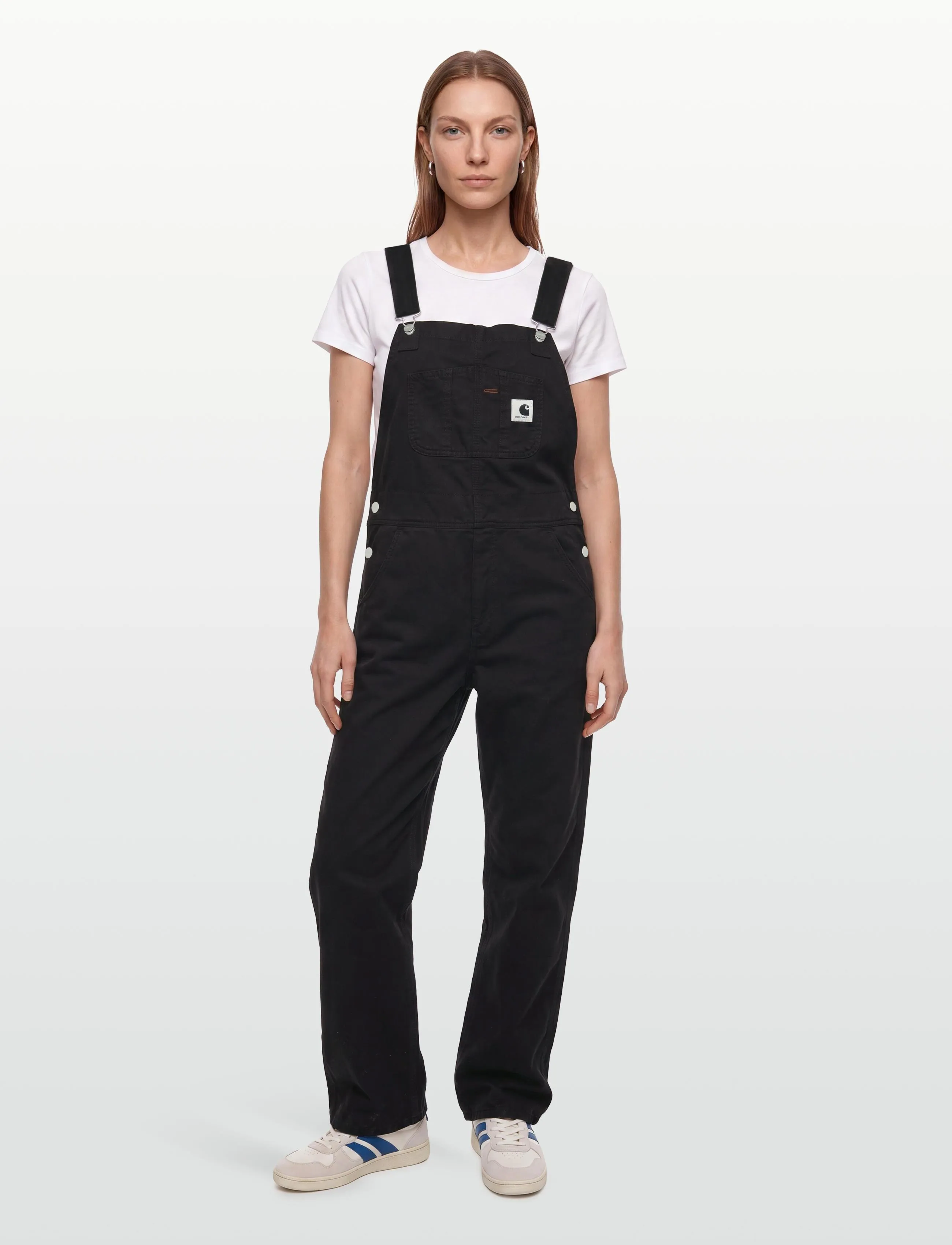 Carhartt WIP - W' Bib Overall Straight Newcomb - jumpsuits - black - 0