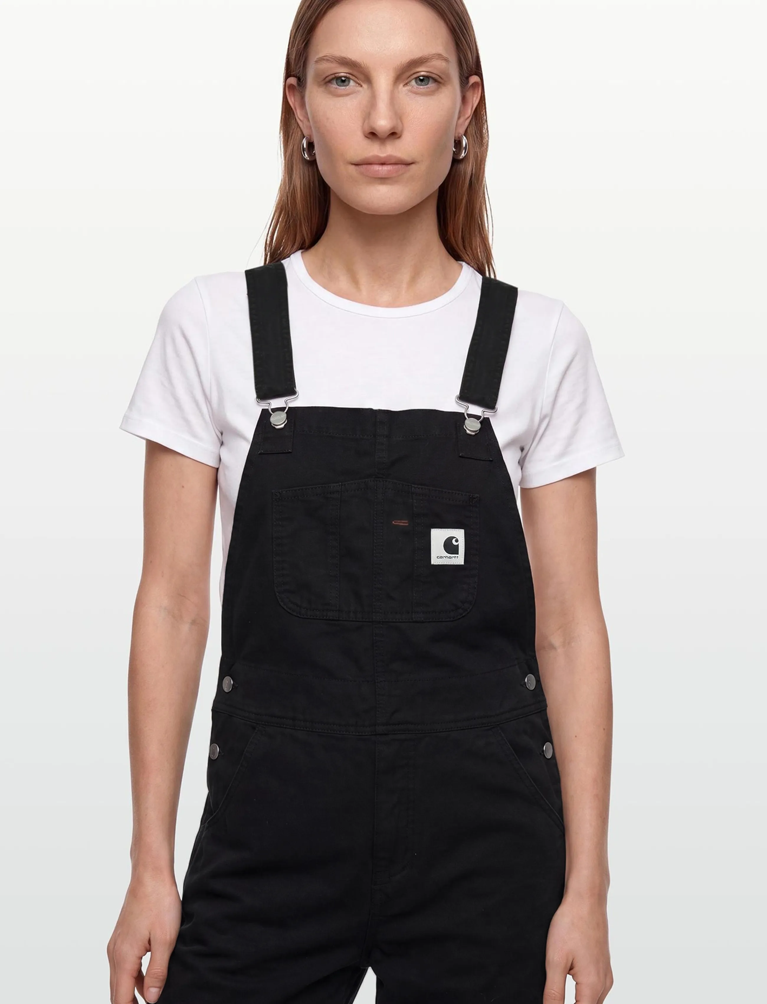 Carhartt WIP - W' Bib Overall Straight Newcomb - jumpsuits - black - 3