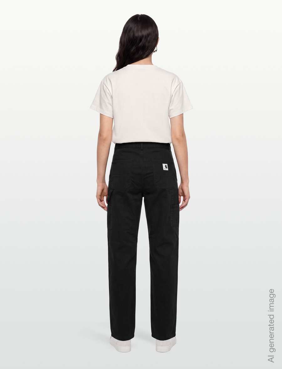 Carhartt WIP - W' Pierce Pant Straight Newcomb - raka jeans - black - 4