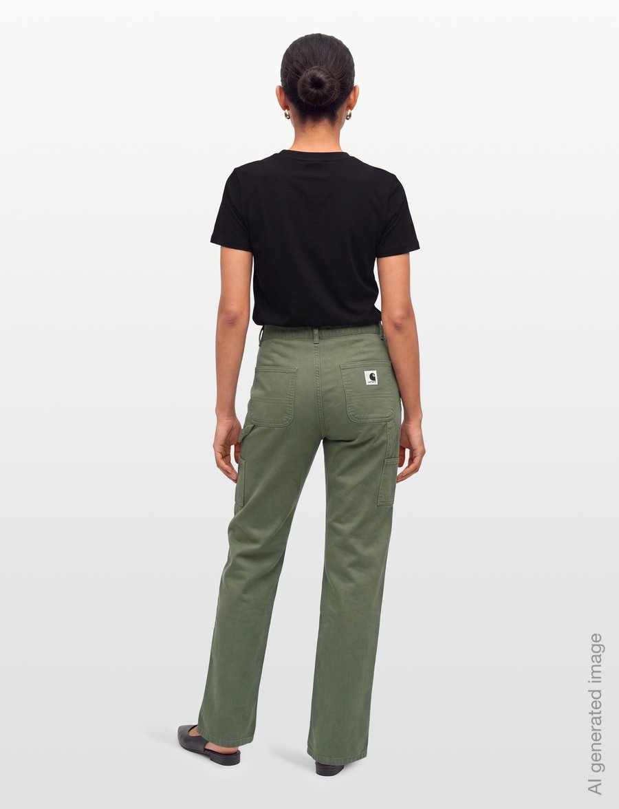 Carhartt WIP - W' Pierce Pant Straight Newcomb - gerade jeans - park garment dyed - 4