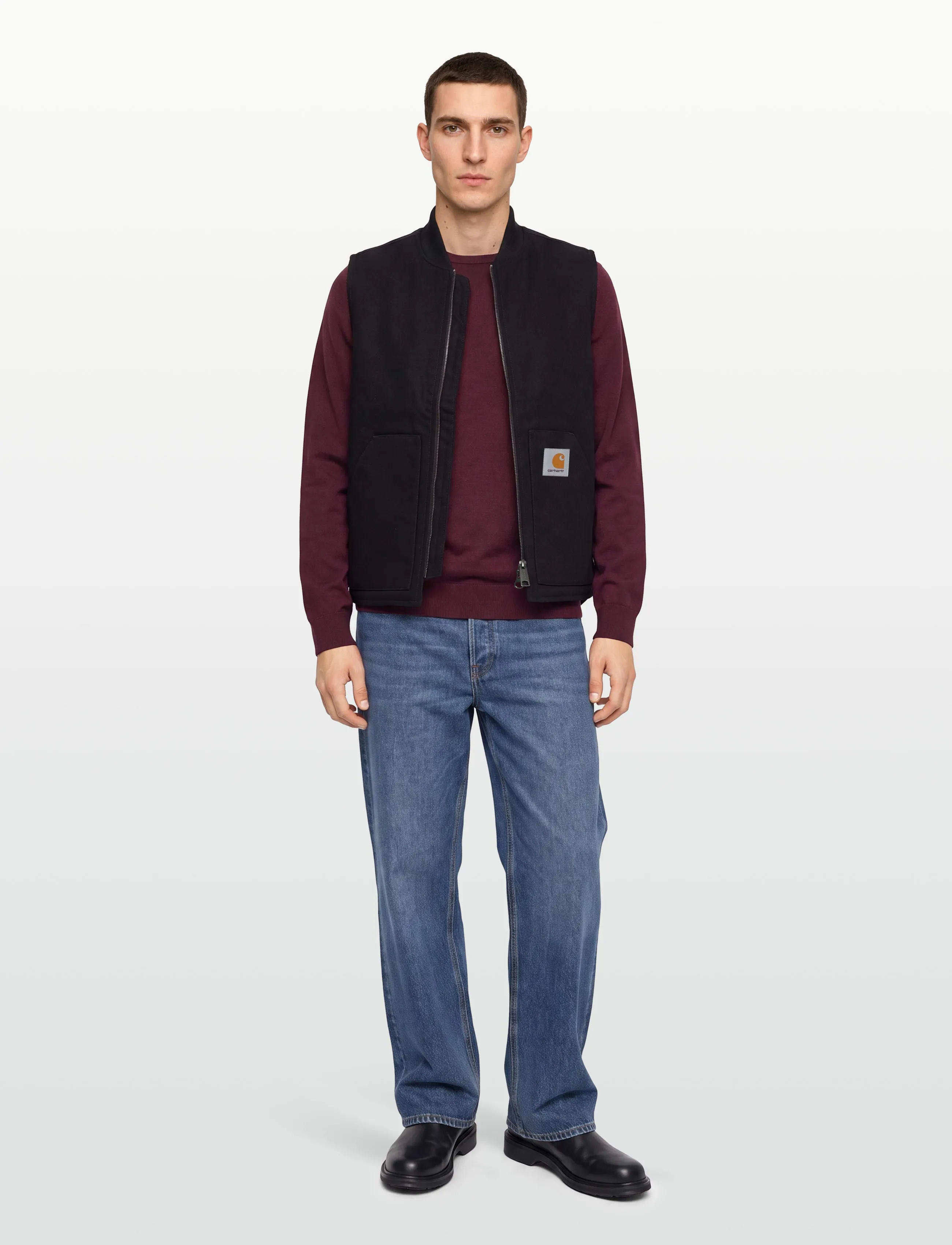 Carhartt WIP - Classic Vest - efterårstøj - black rigid - 0