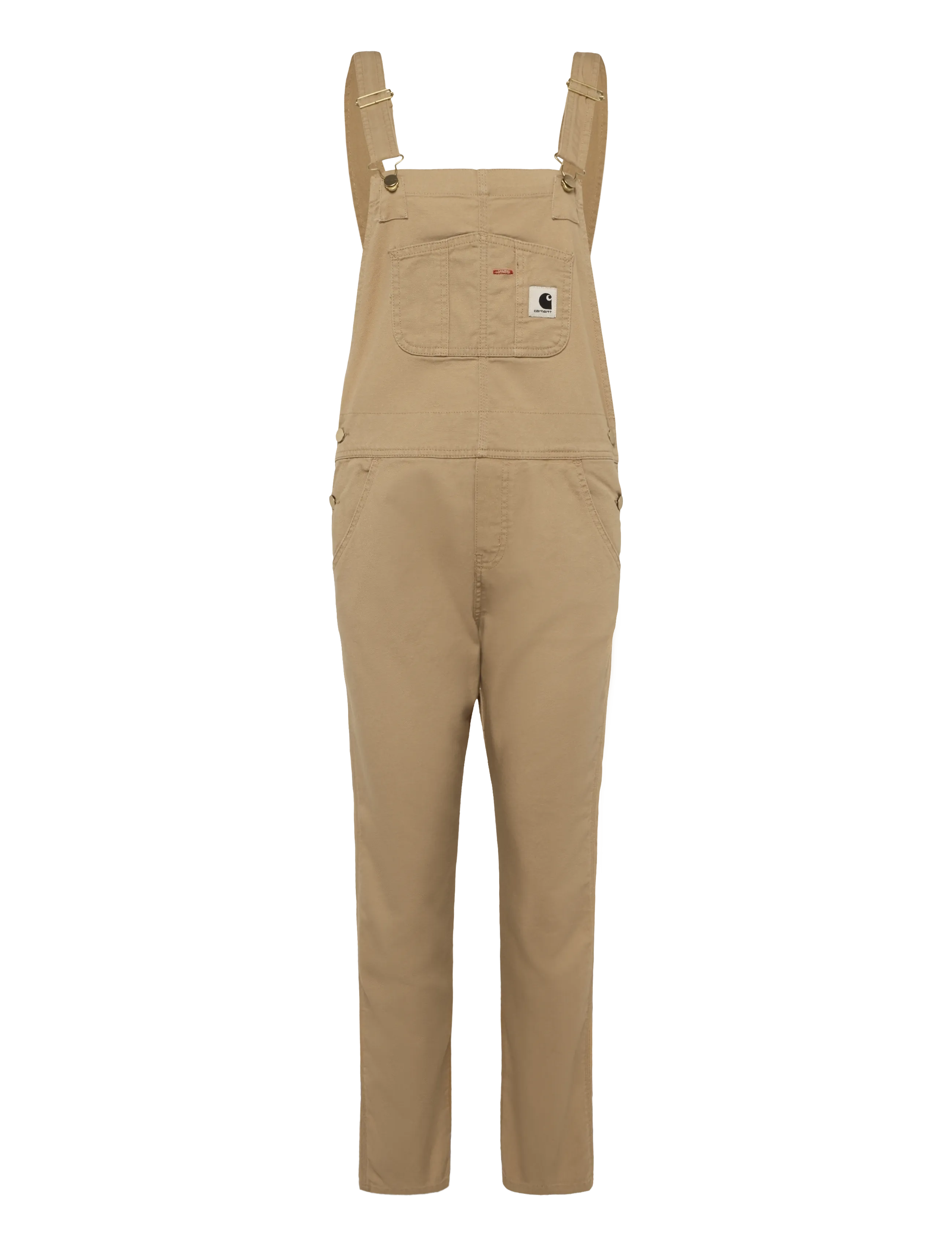 Carhartt WIP W' Bib Overall Hudson - Clothing - DUSTY H BROWN / brown