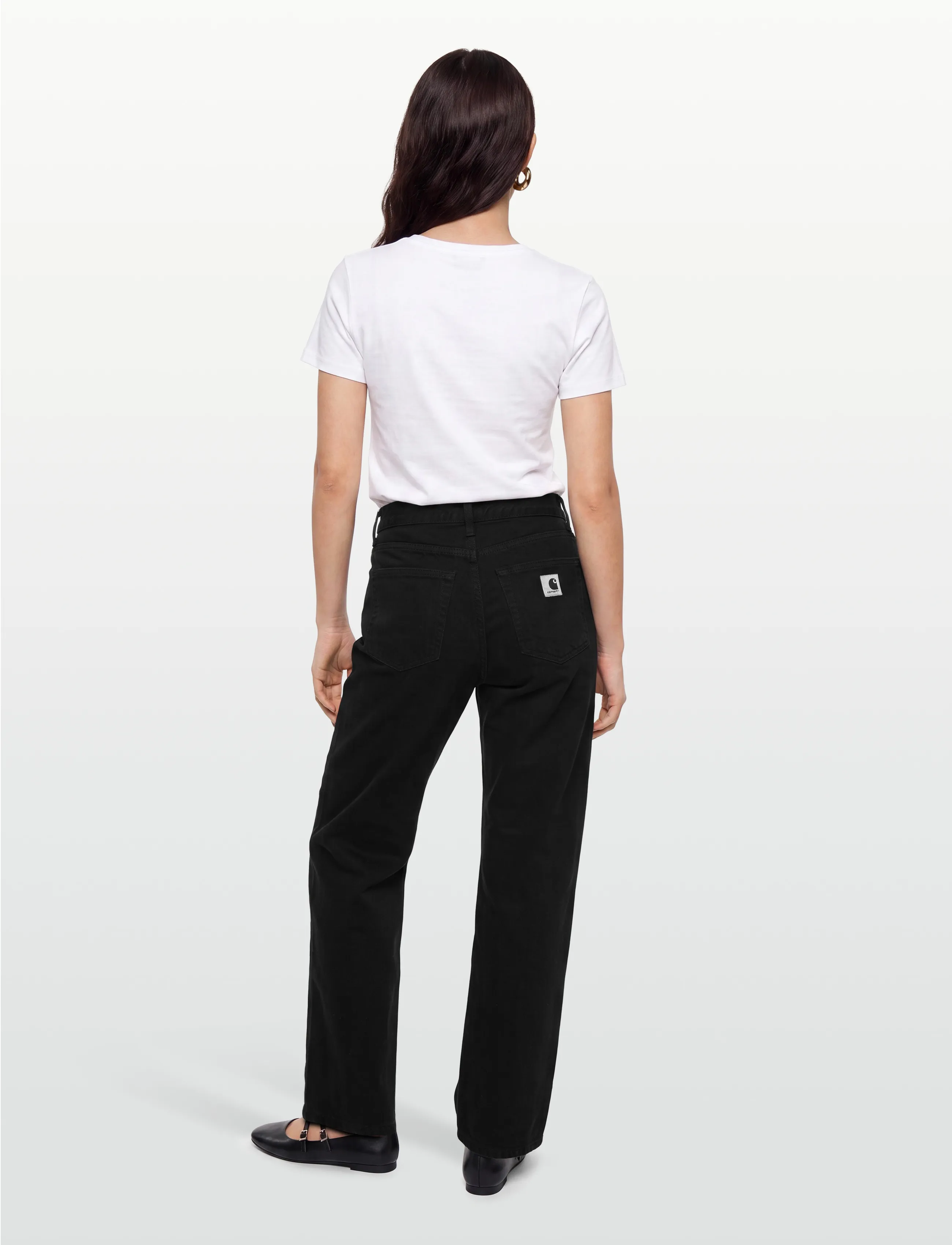 Carhartt WIP - W' Pierce Pant Hudson - straight jeans - black - 4