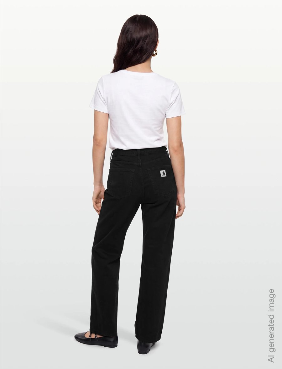 Carhartt WIP - W' Pierce Pant Hudson - raka jeans - black - 4