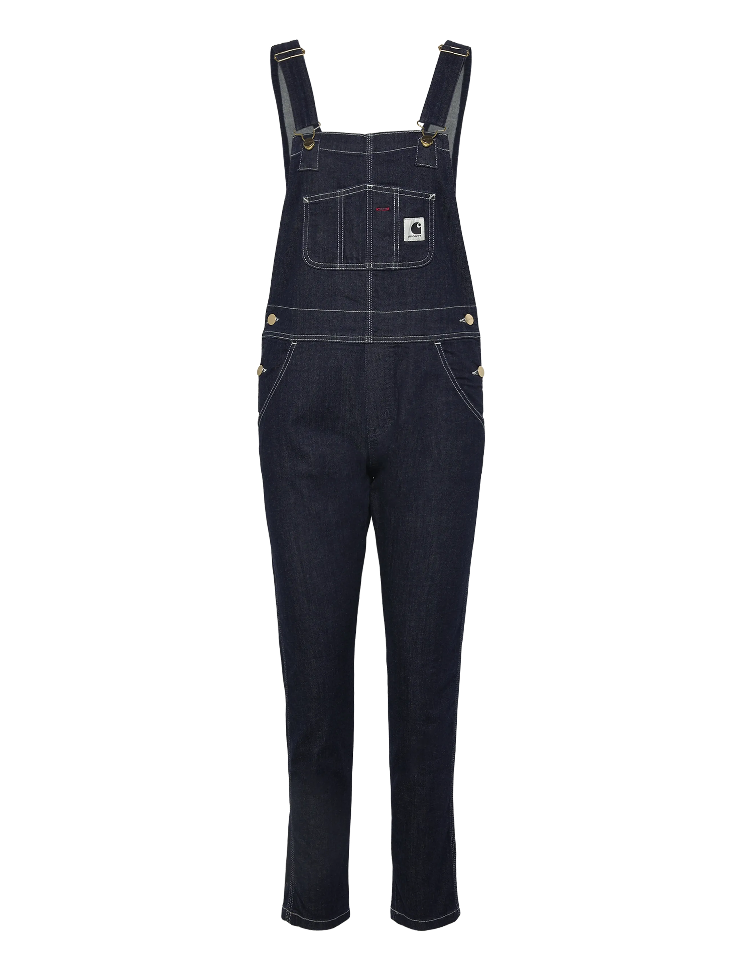 Carhartt WIP W' Bib Overall Gallatin - Kleidung - BLUE RINSED / navy