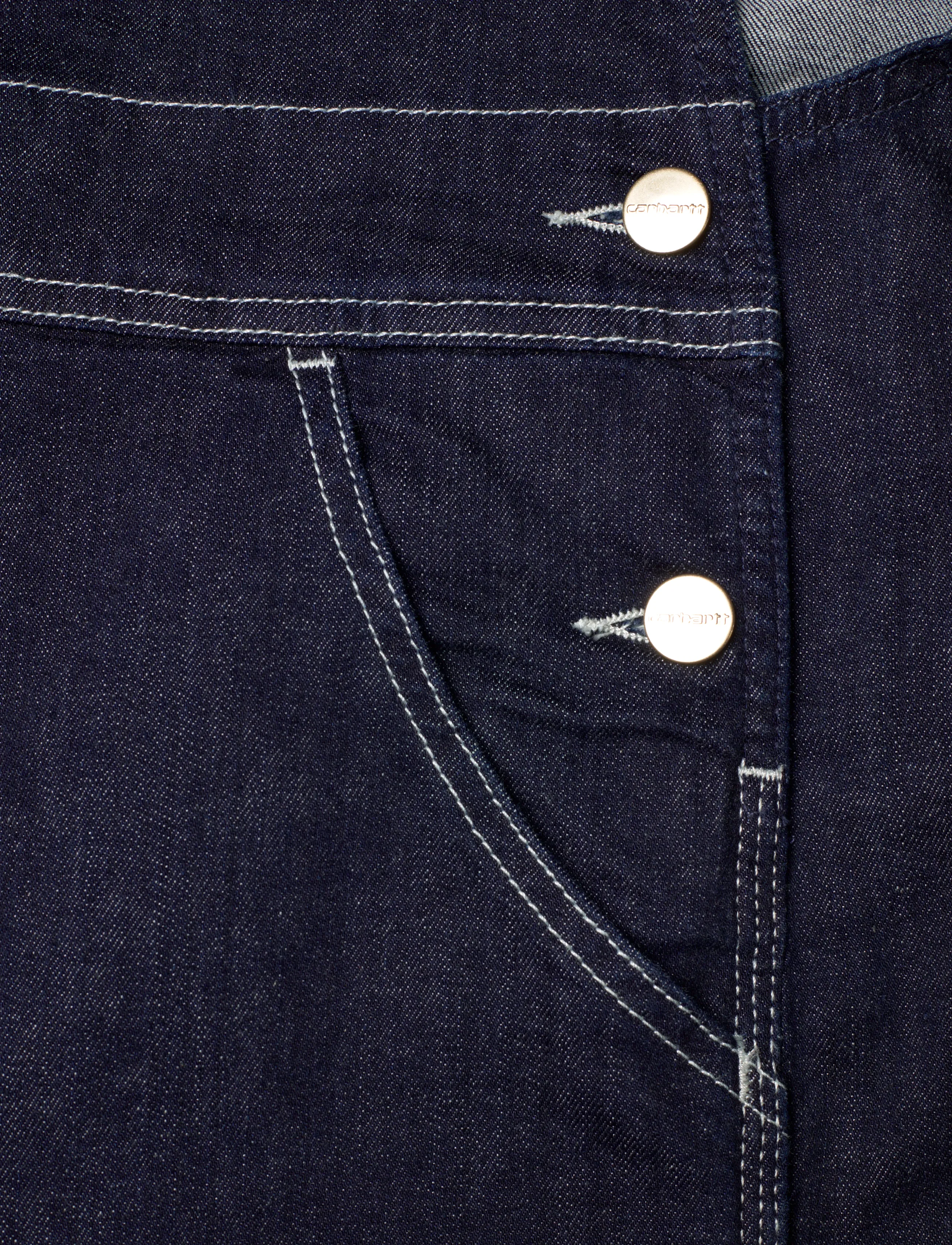 Carhartt WIP - W' Bib Overall Gallatin - gerade jeans - blue rinsed - 3