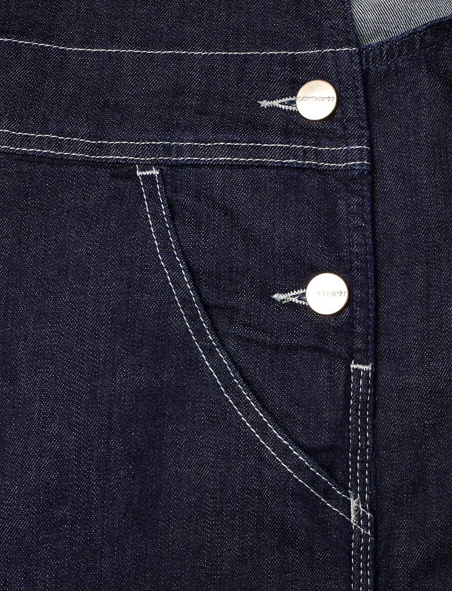 Carhartt WIP - W' Bib Overall Gallatin - gerade jeans - blue rinsed - 3