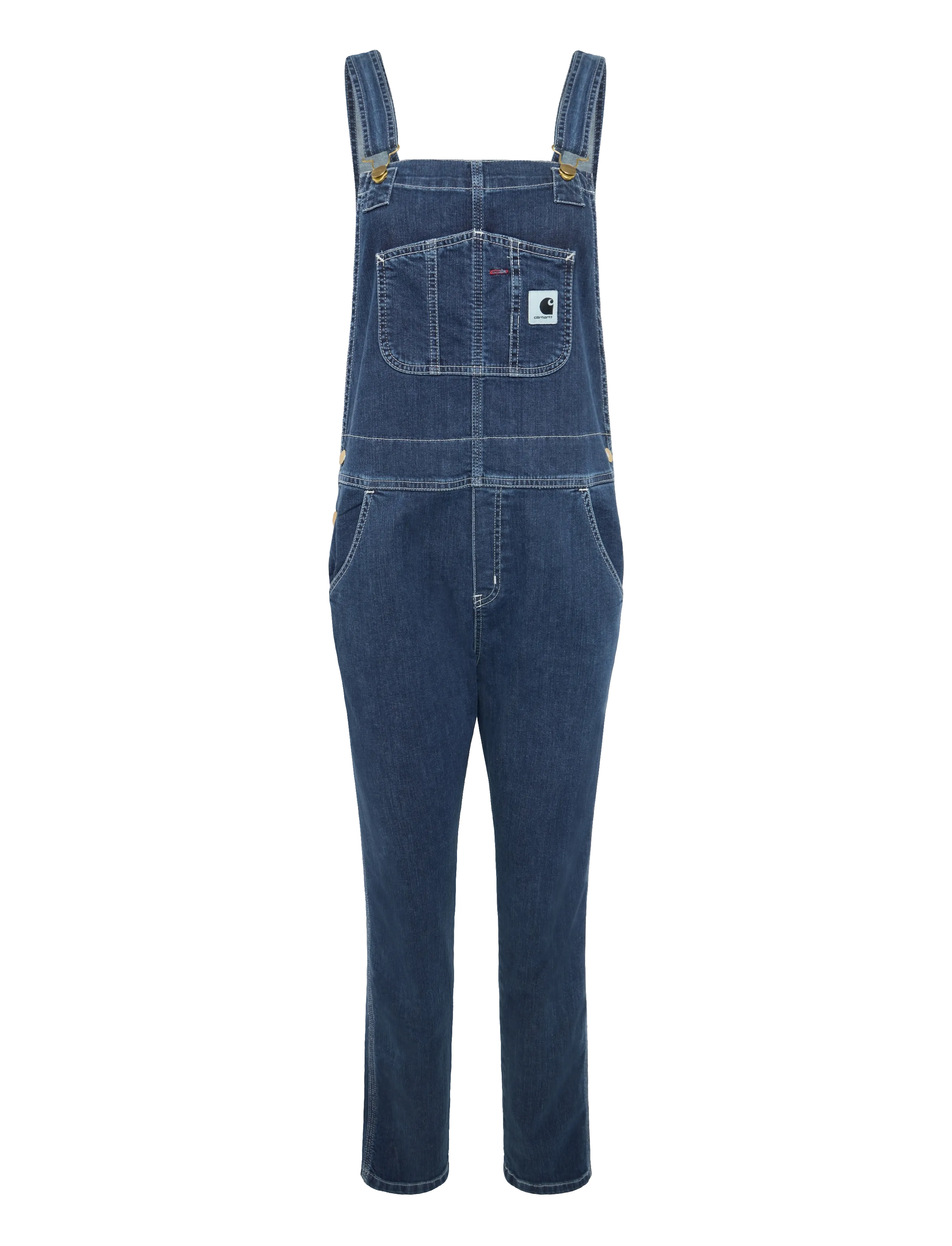 Carhartt WIP W' Bib Overall Gallatin - Loose jeans - BLUE STONE WASHED / blue