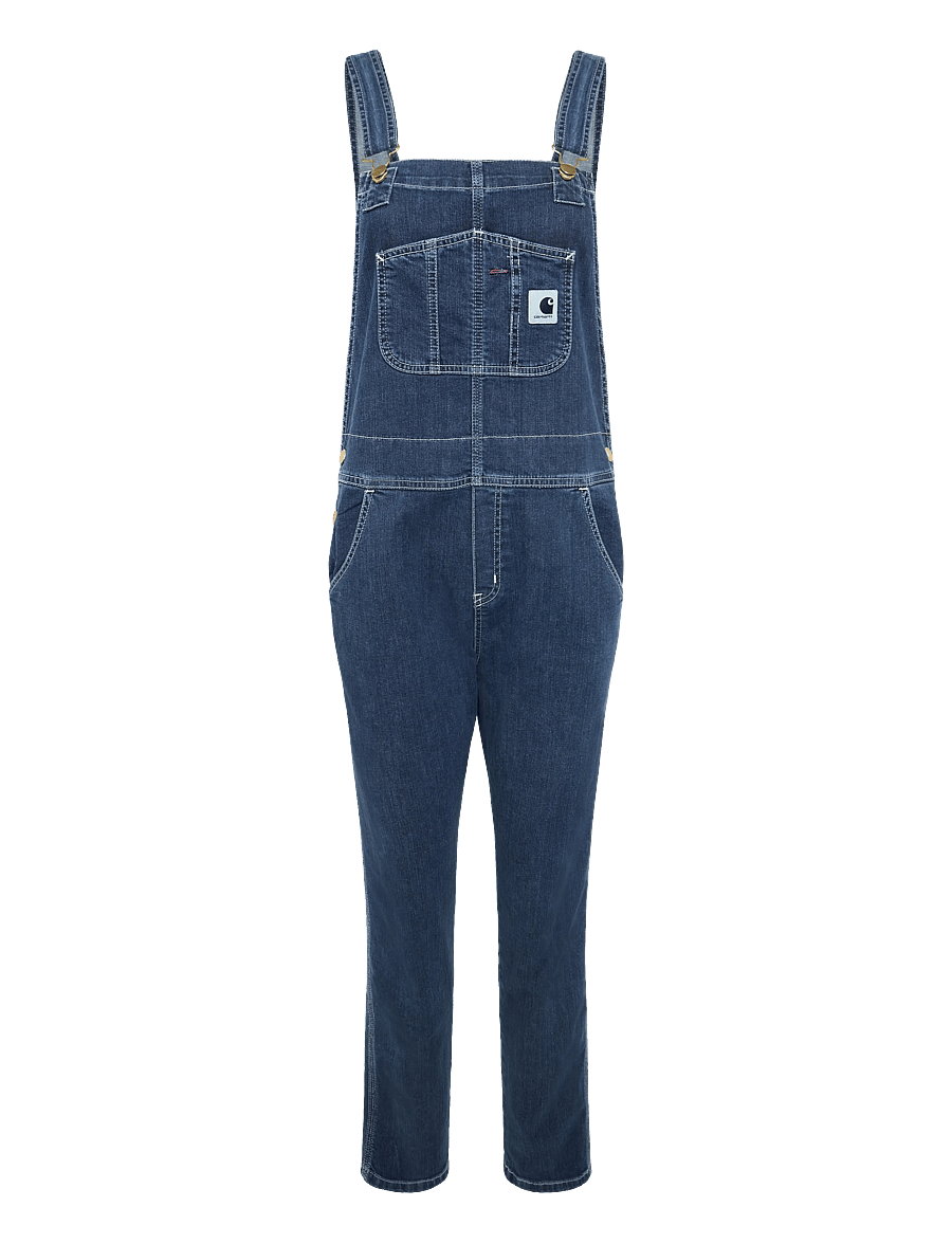 Carhartt WIP - W' Bib Overall Gallatin - gerade jeans - blue stone washed - 1