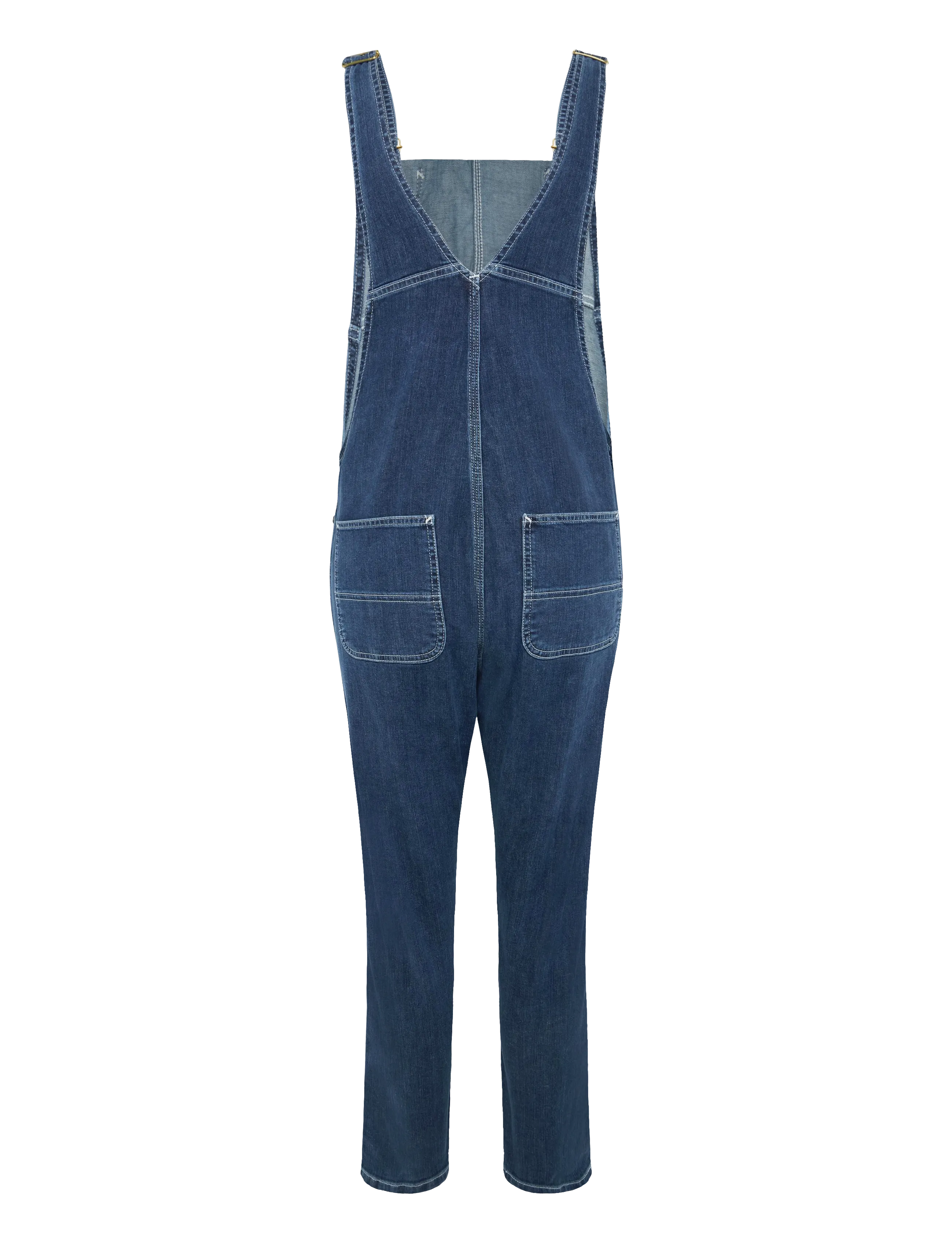 Carhartt WIP - W' Bib Overall Gallatin - bukser & jeans - blue stone washed - 2