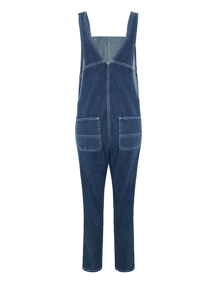 Carhartt WIP - W' Bib Overall Gallatin - gerade jeans - blue stone washed - 2