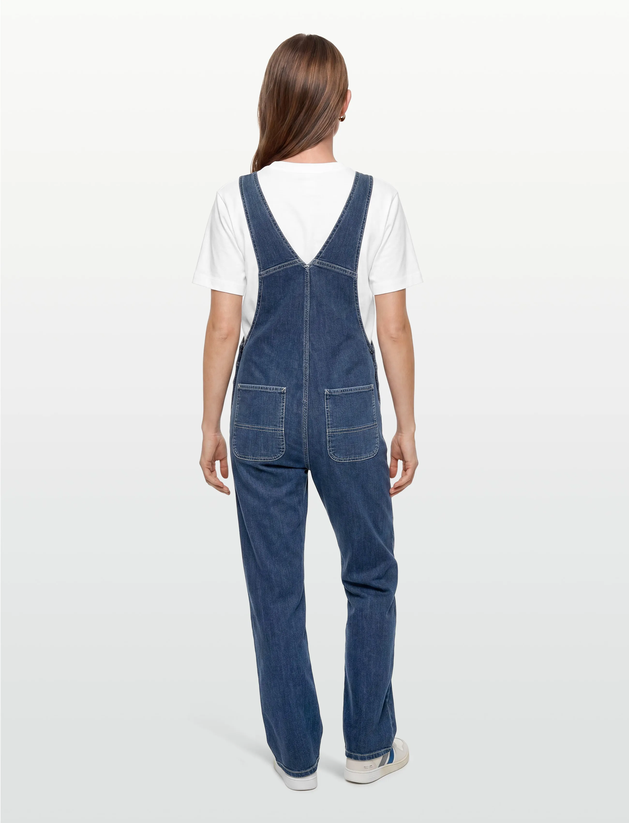 Carhartt WIP - W' Bib Overall Gallatin - bukser & jeans - blue stone washed - 4