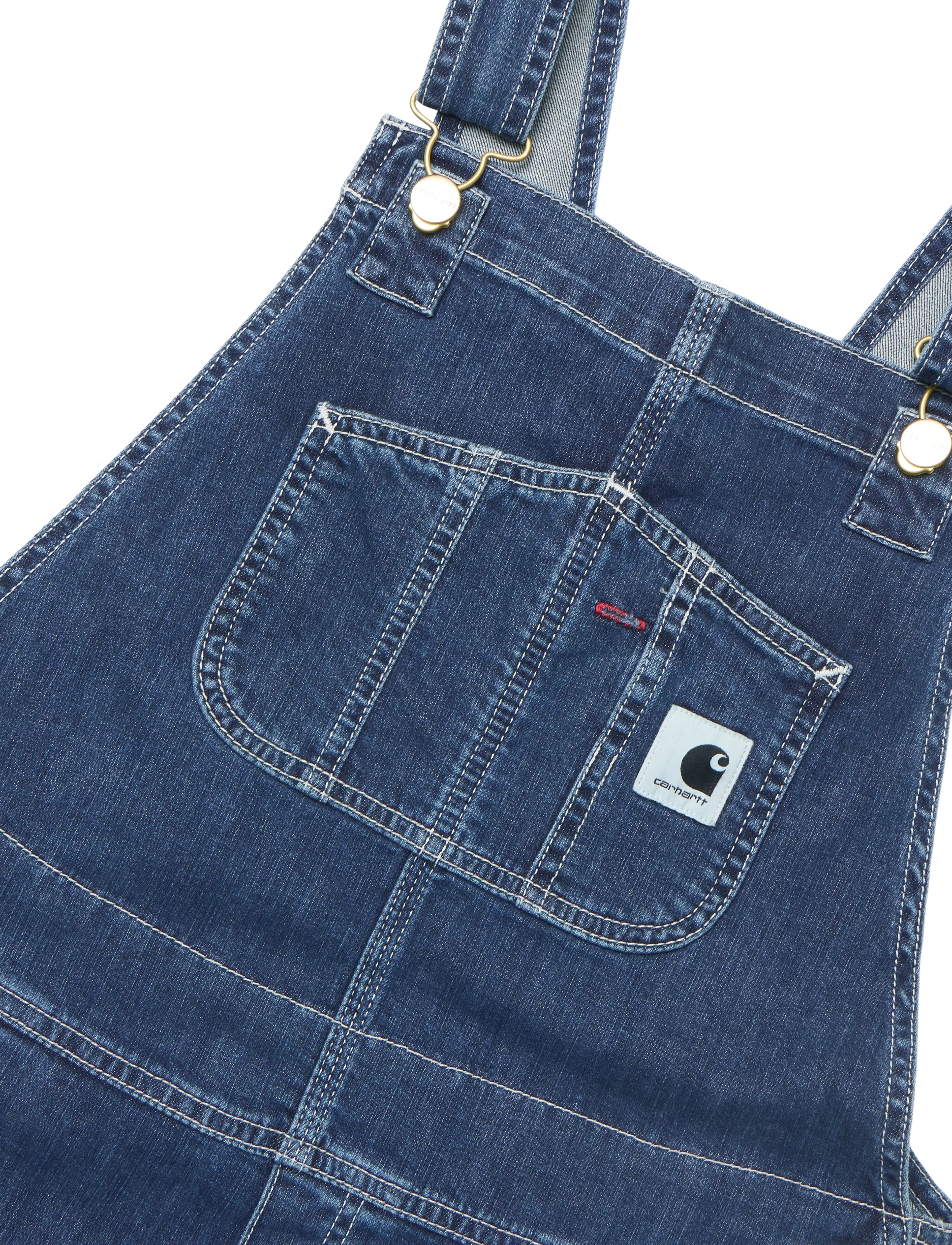 Carhartt WIP - W' Bib Overall Gallatin - bukser & jeans - blue stone washed - 5