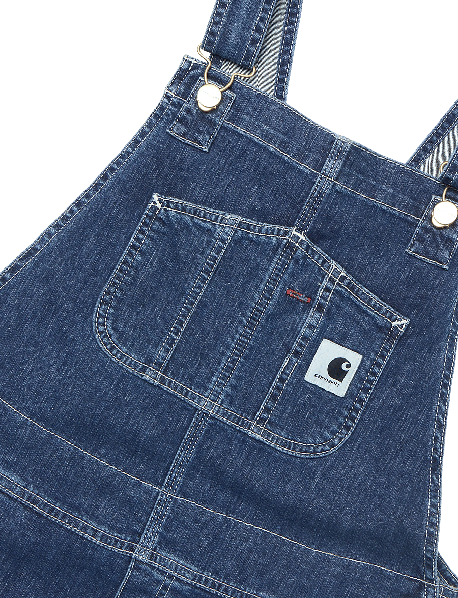 Carhartt WIP - W' Bib Overall Gallatin - gerade jeans - blue stone washed - 5