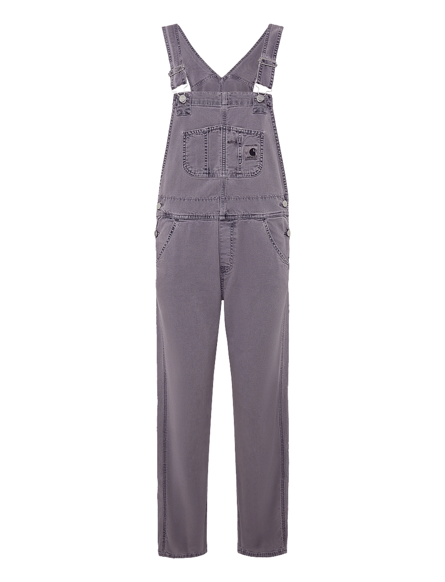 Carhartt WIP - W' Bib Overall Straight Hudson - jumpsuits - razzmic faded - 1