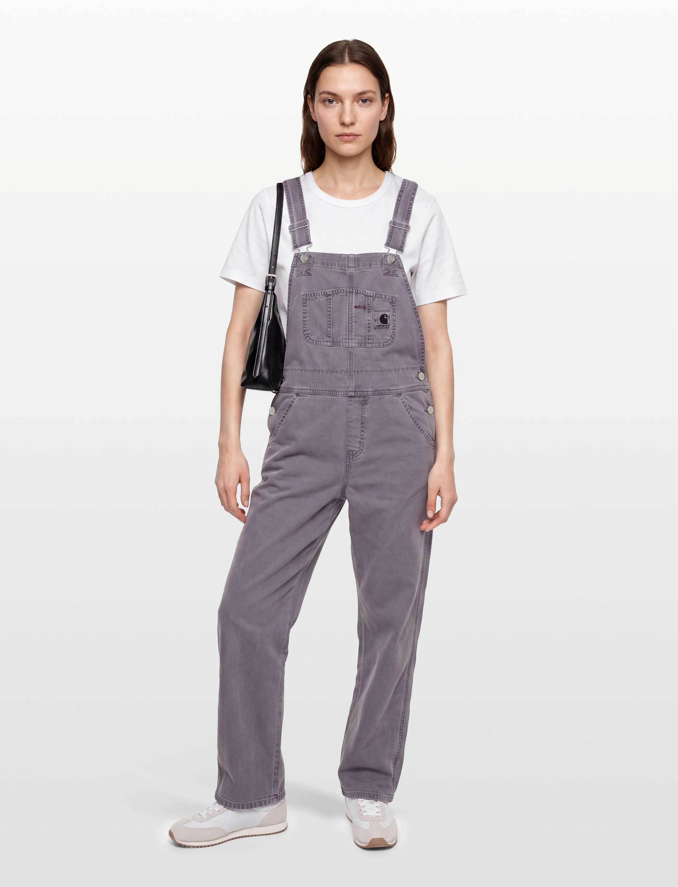 Carhartt WIP - W' Bib Overall Straight Hudson - jumpsuits - razzmic faded - 0