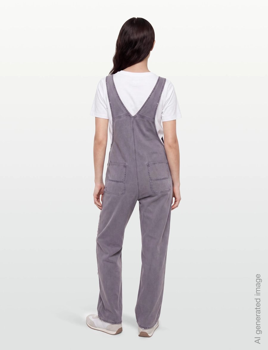 Carhartt WIP - W' Bib Overall Straight Hudson - jumpsuits - razzmic faded - 4