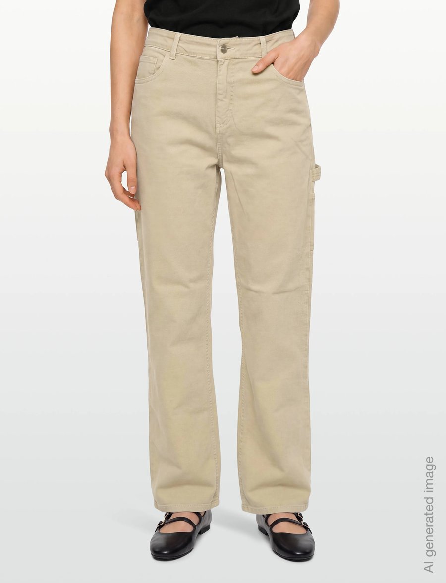 Carhartt WIP - W' Pierce Pant Straight Hudson - raka jeans - dusty h brown faded - 3