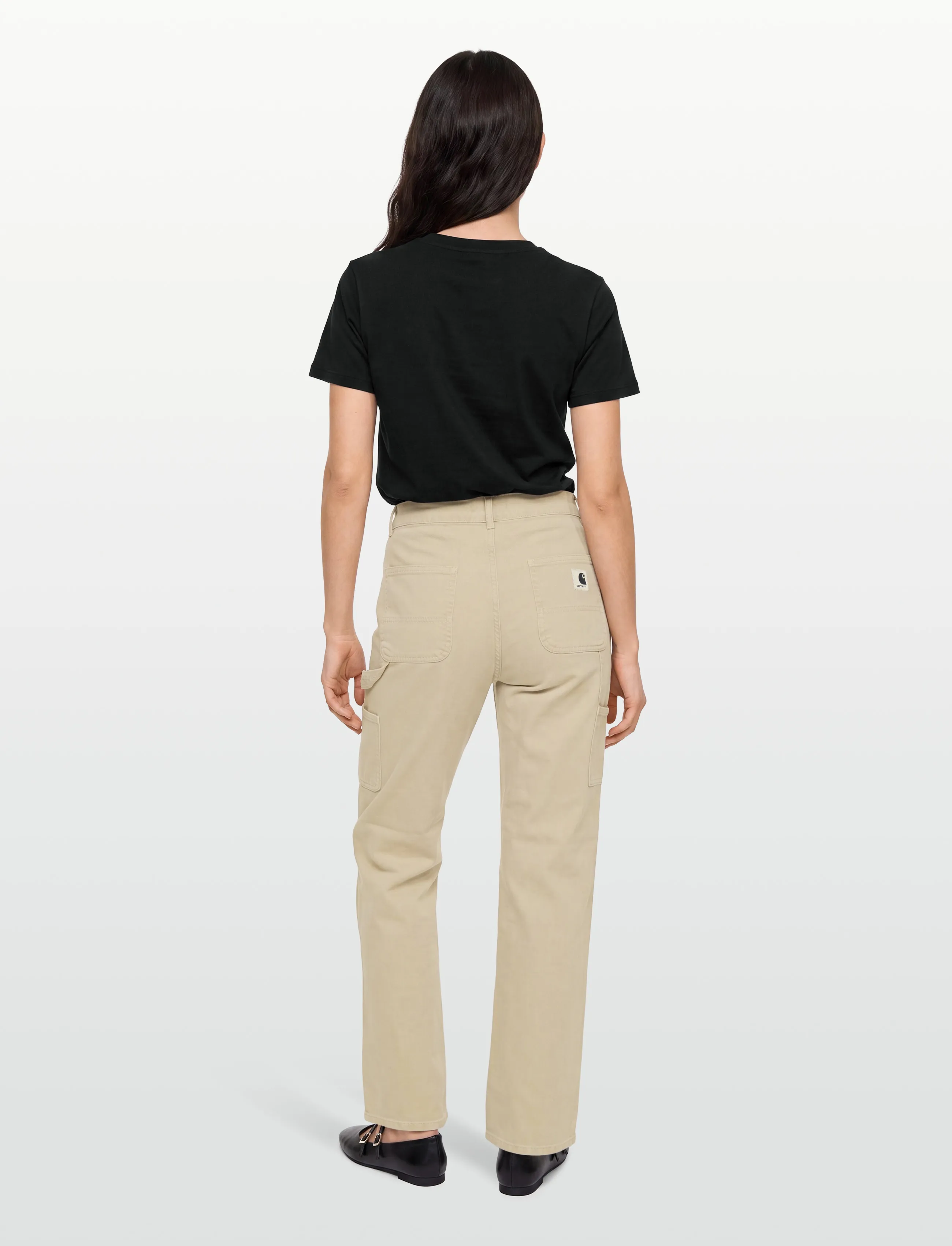 Carhartt WIP - W' Pierce Pant Straight Hudson - sirge säärega teksad - dusty h brown faded - 4