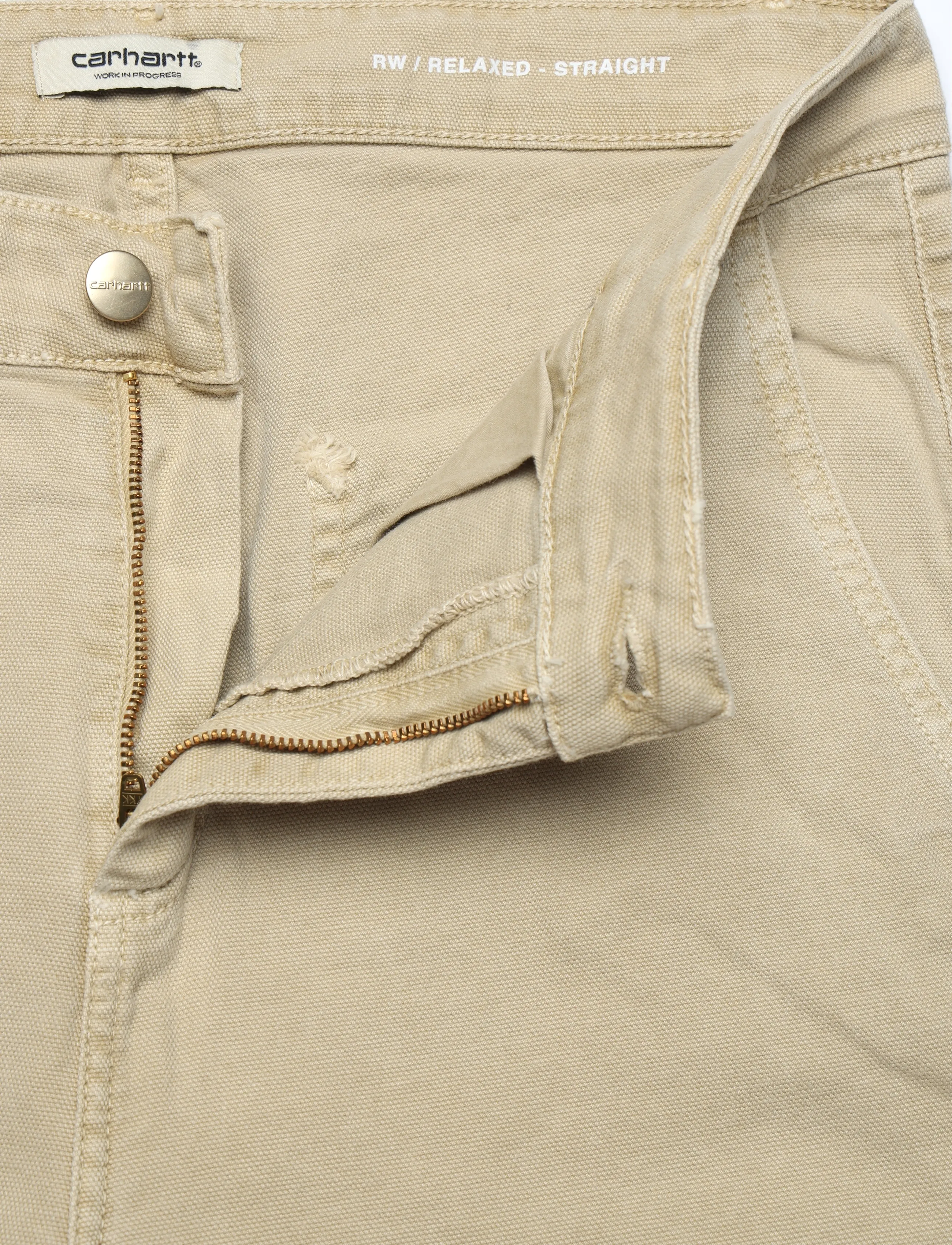 Carhartt WIP - W' Pierce Pant Straight Hudson - straight jeans - dusty h brown faded - 3