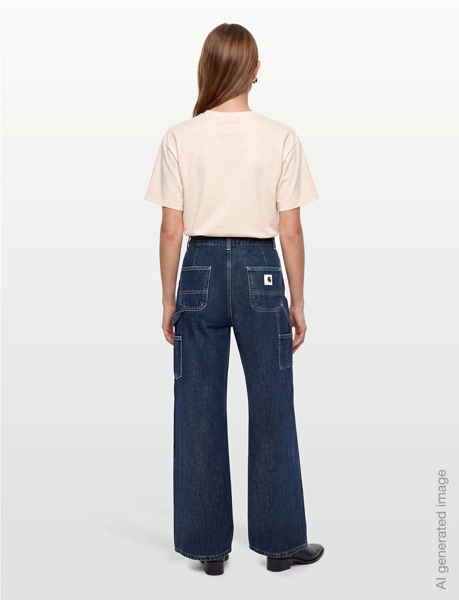 Carhartt WIP - W' Jens Pant - vida jeans - blue stone washed - 4