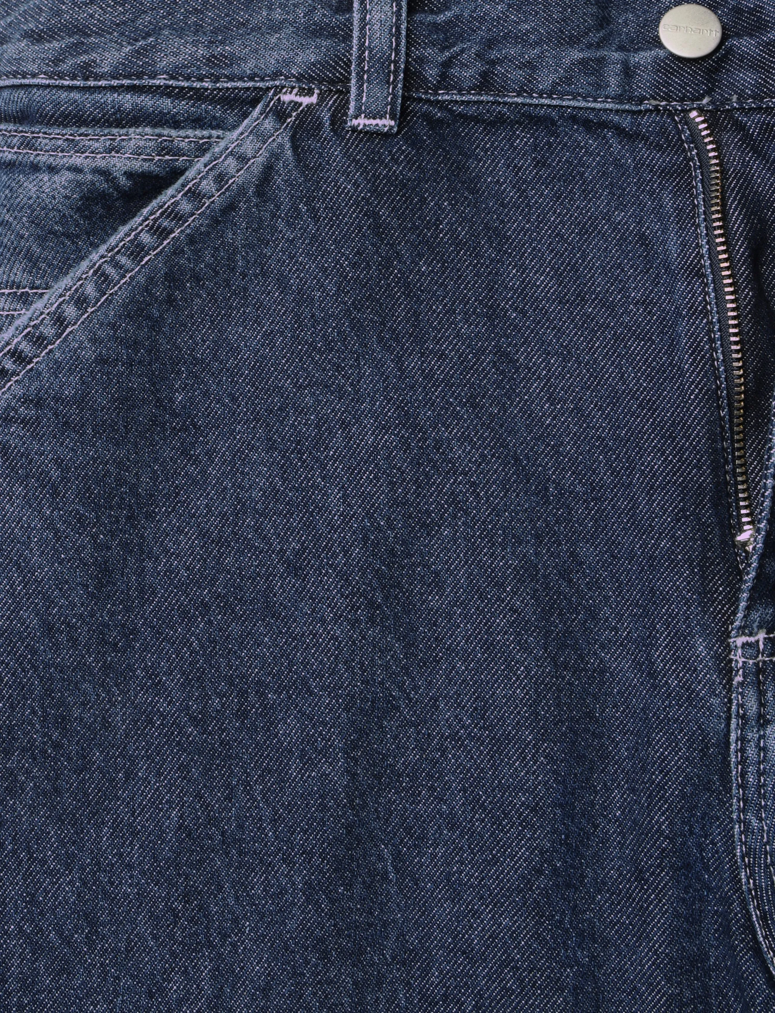 Carhartt WIP - W' Jens Pant - hosen mit weitem bein - blue stone washed - 2