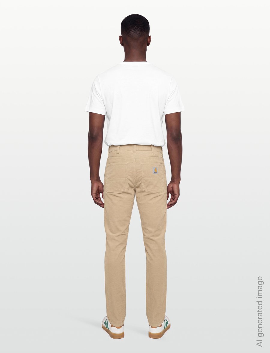 Carhartt WIP - Simple Pant Corduroy - casual byxor - wall rinsed - 4