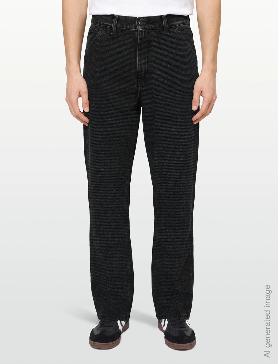 Carhartt WIP - Single Knee Pant Maitland - regular jeans - black stone washed - 3