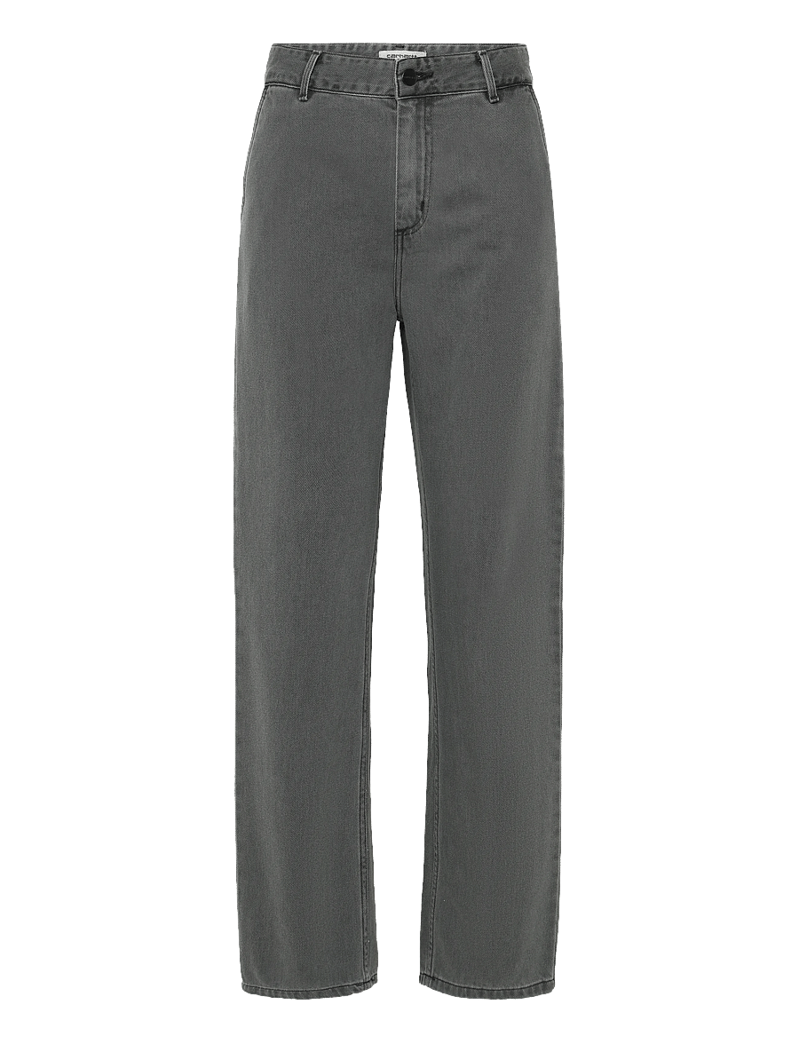 Carhartt WIP - W' Pierce Pant Straight Maverick - raka jeans - black stone bleached - 1