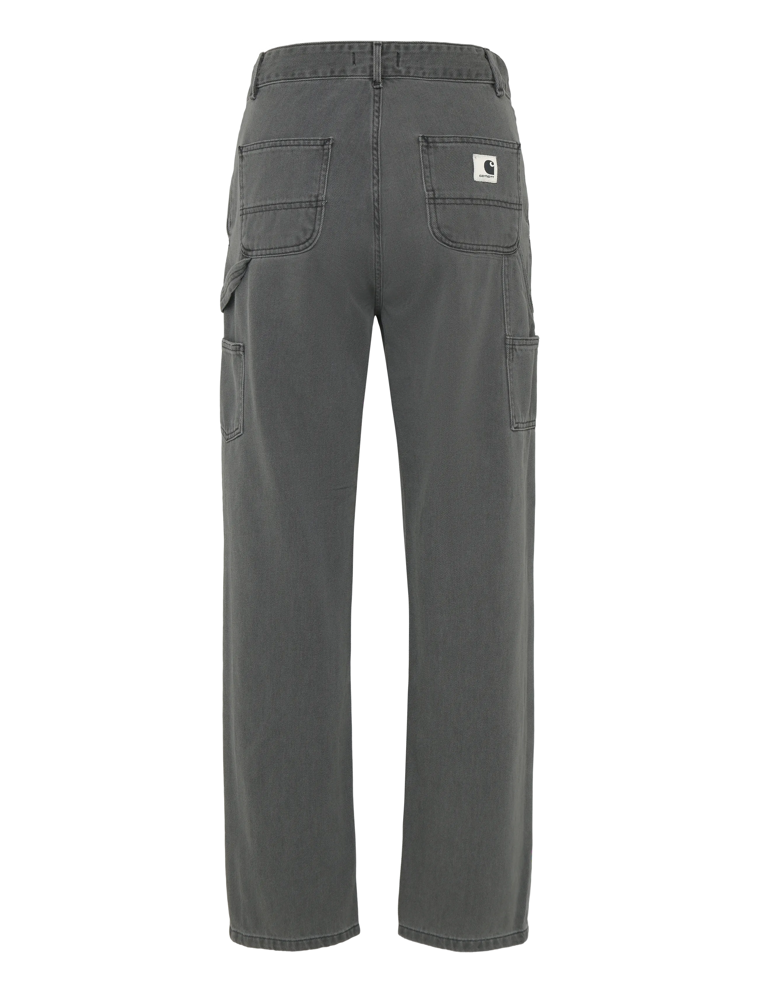 Carhartt WIP - W' Pierce Pant Straight Maverick - hørbukser - black stone bleached - 2