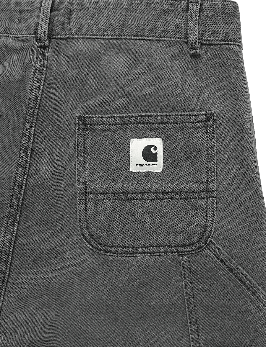 Carhartt WIP - W' Pierce Pant Straight Maverick - raka jeans - black stone bleached - 5