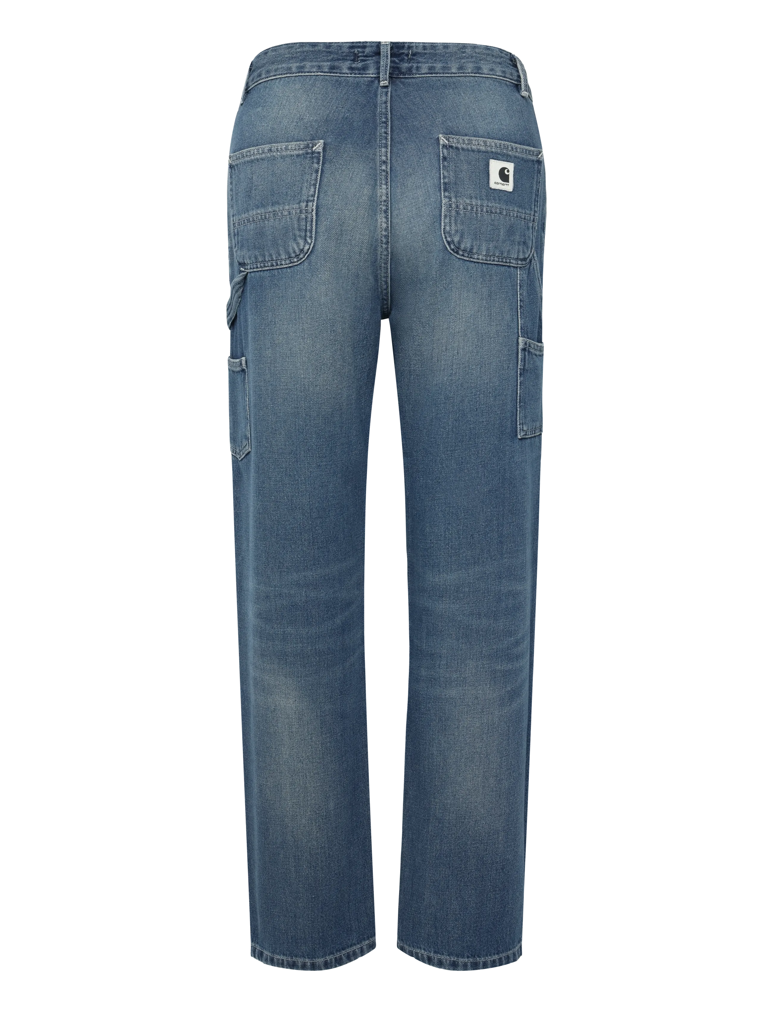 Carhartt WIP - W' Pierce Pant Straight Maverick - hørbukser - blue dark used wash - 2