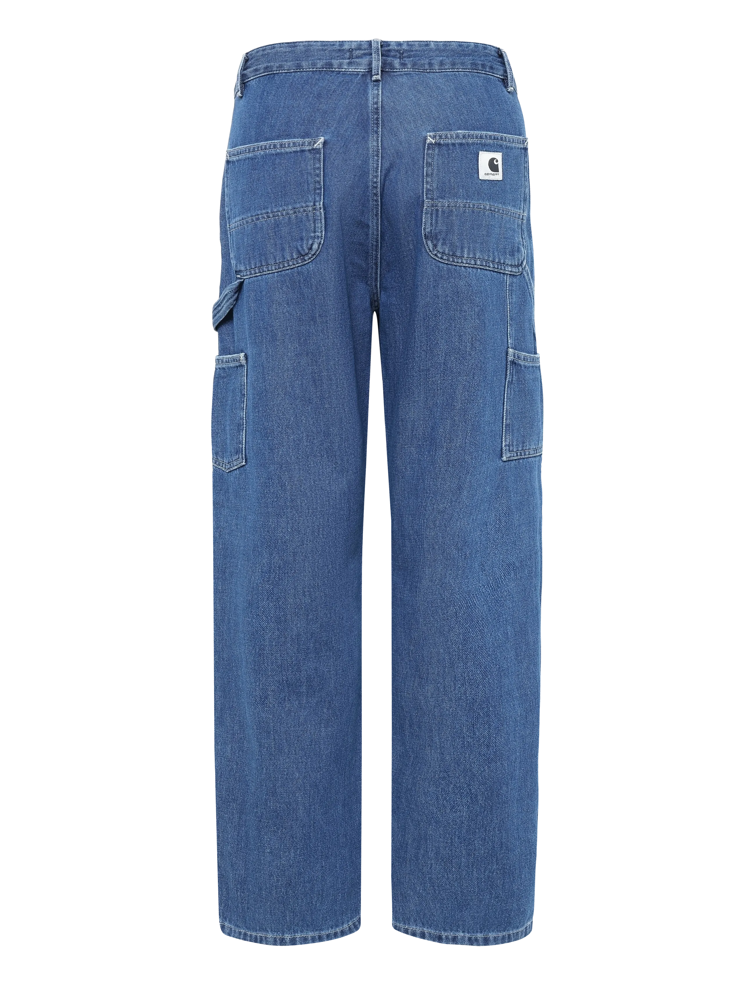 Carhartt WIP - W' Pierce Pant Straight Maverick - hørbukser - blue stone washed - 2