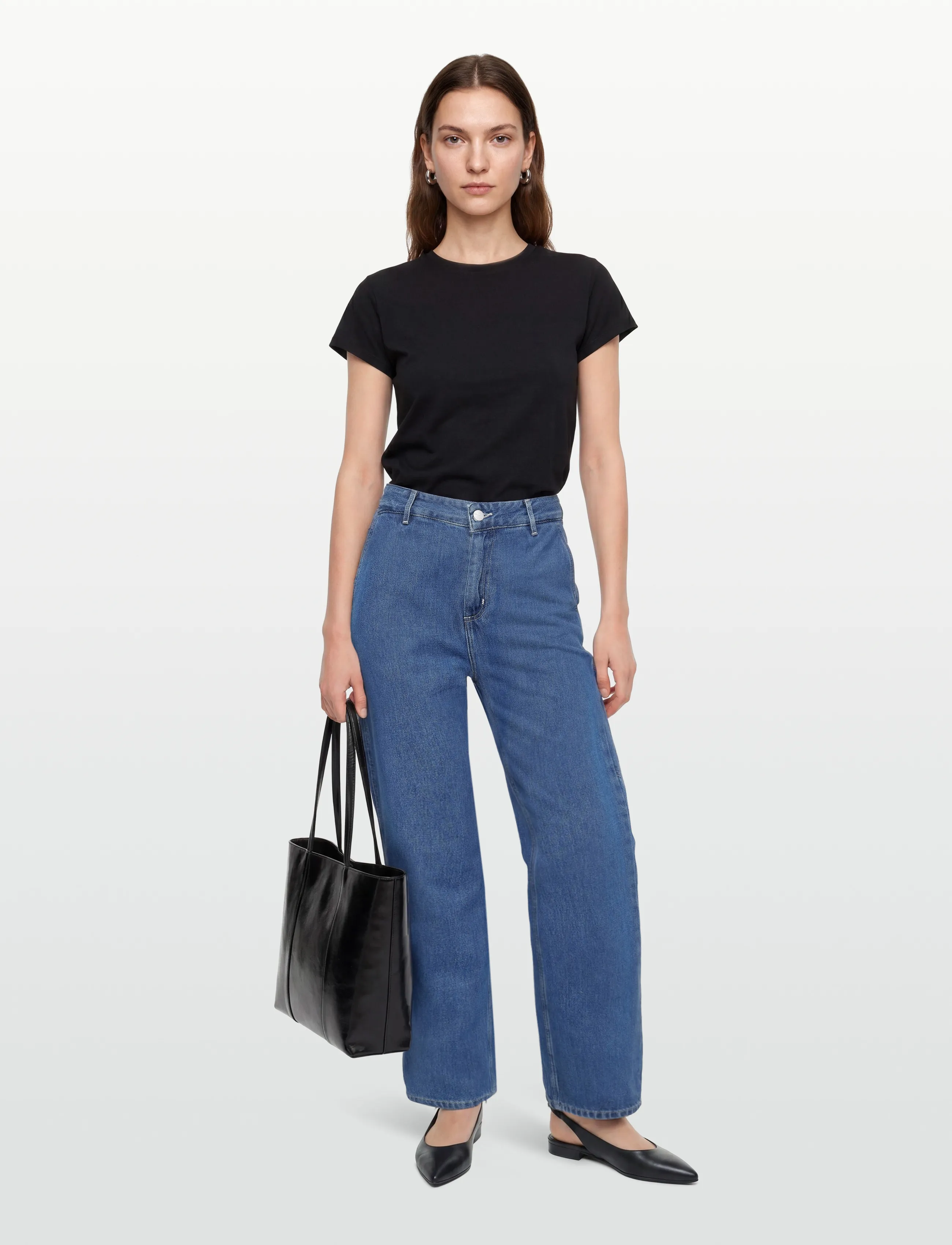 Carhartt WIP - W' Pierce Pant Straight Maverick - hørbukser - blue stone washed - 0