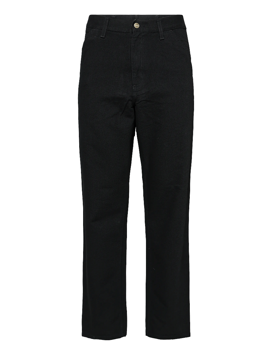 Carhartt WIP - Single Knee Pant Dearborn - casual byxor - black rinsed - 1