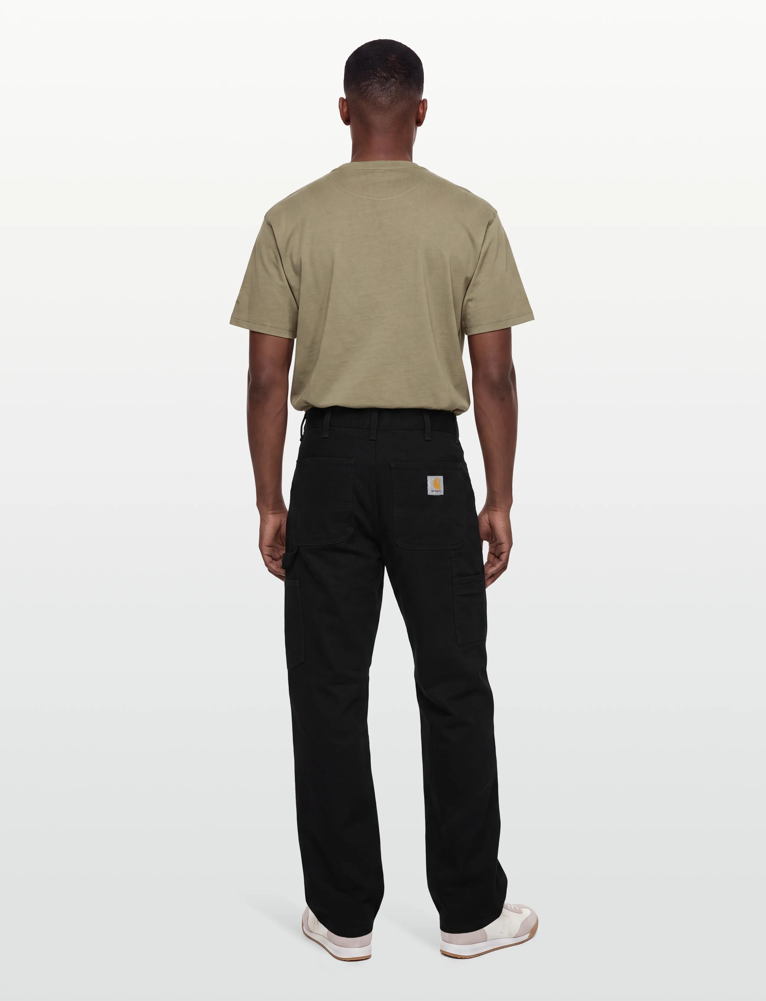Carhartt WIP - Single Knee Pant Dearborn - casual byxor - black rinsed - 4