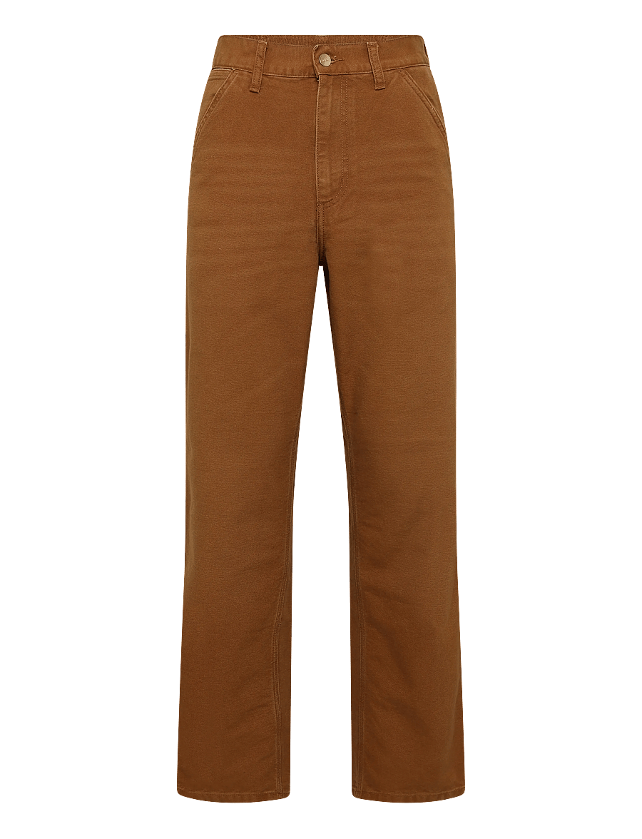 Carhartt WIP - Single Knee Pant Dearborn - freizeithosen - deep h brown - 1