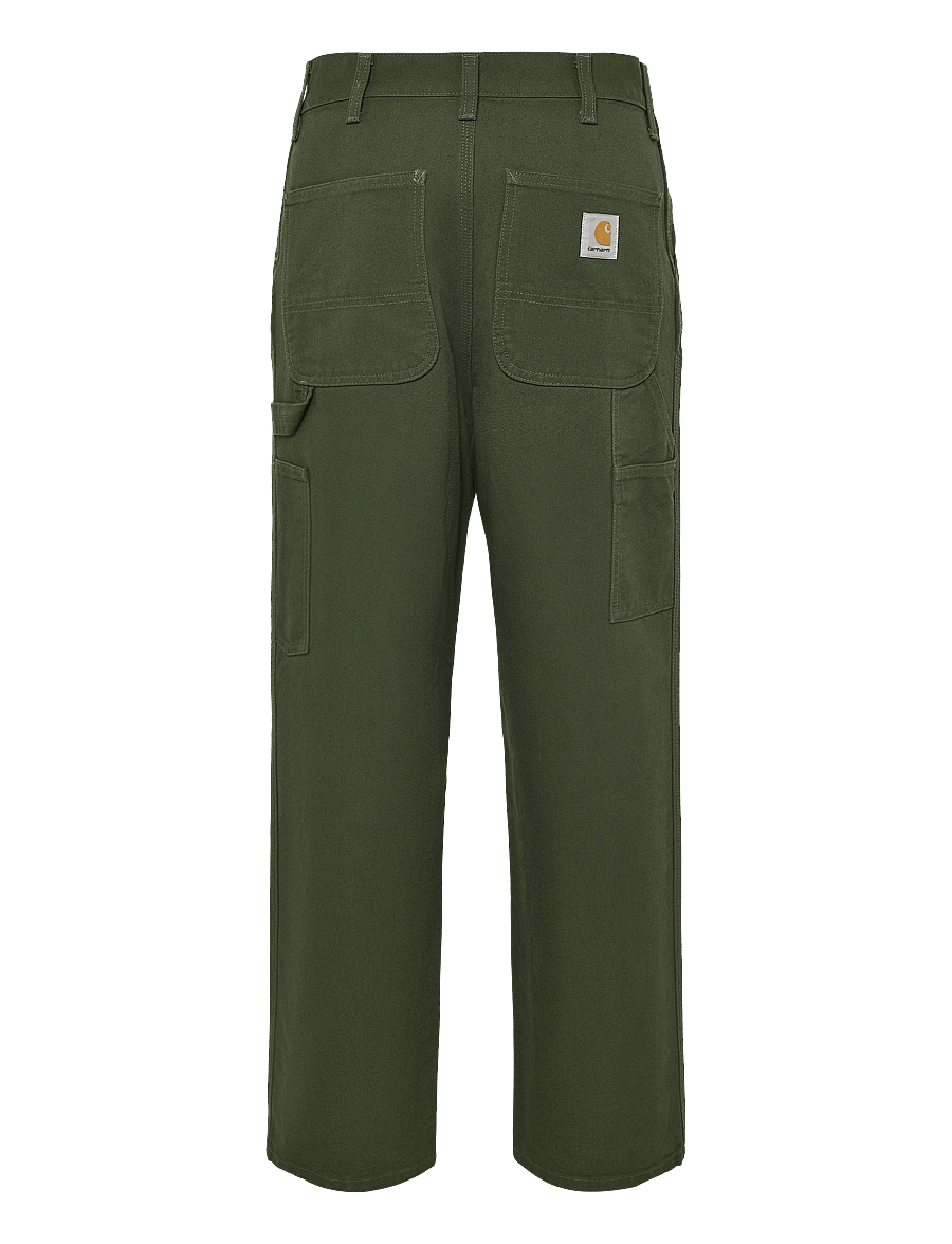 Carhartt WIP - Single Knee Pant Dearborn - casual byxor - tarragon rinsed - 2