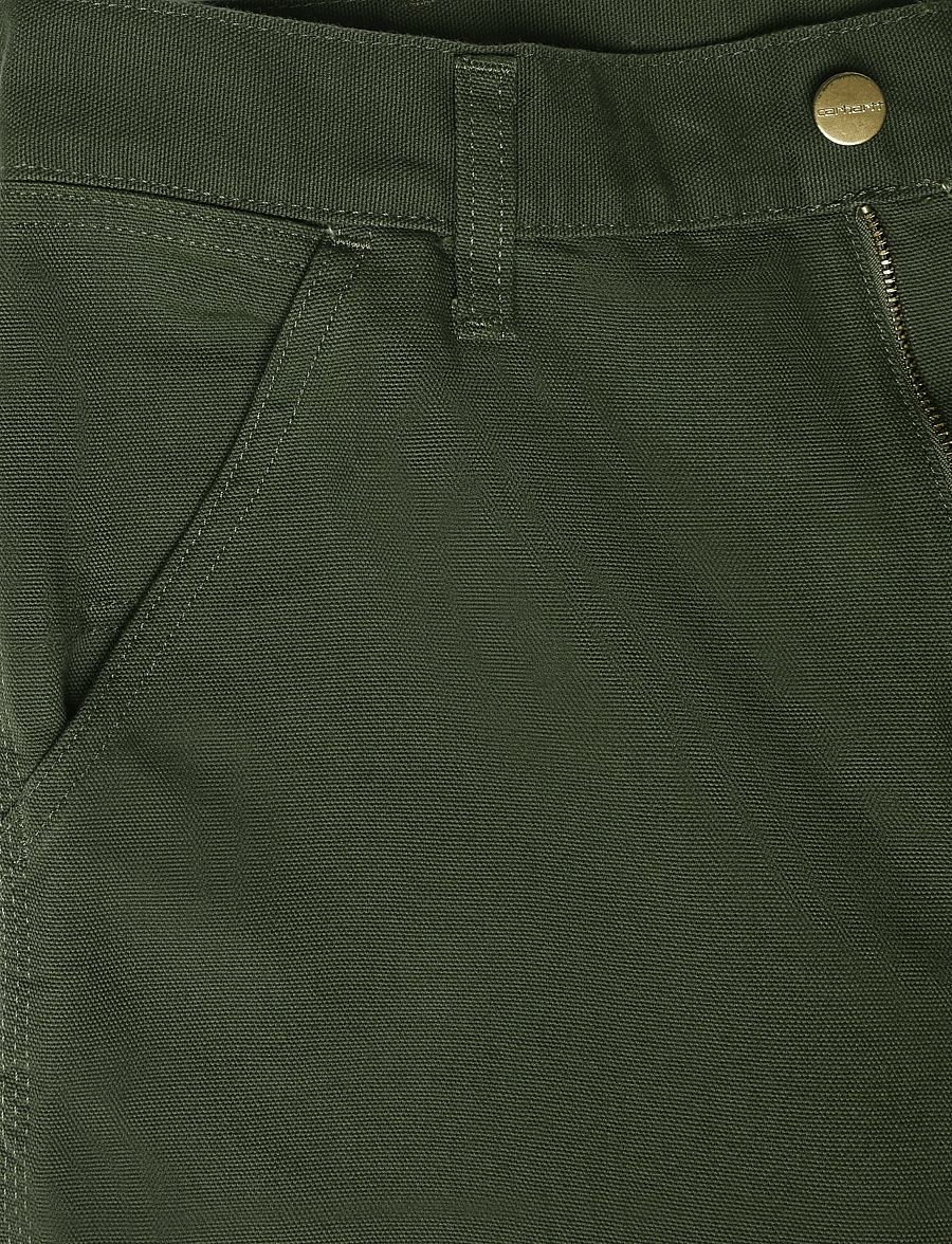 Carhartt WIP - Single Knee Pant Dearborn - casual byxor - tarragon rinsed - 5