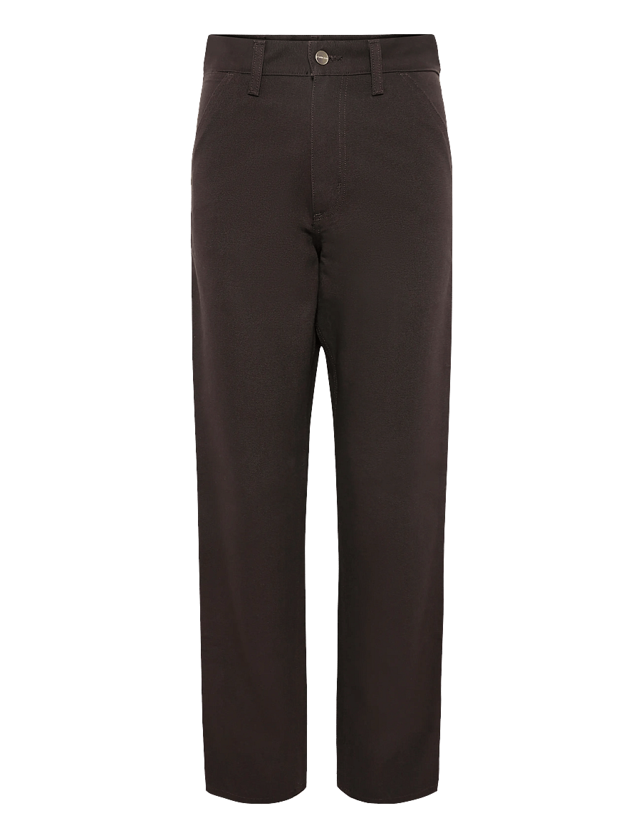 Carhartt WIP - Single Knee Pant Dearborn - freizeithosen - tobacco rigid - 0