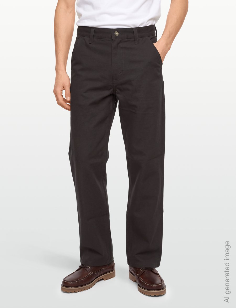 Carhartt WIP - Single Knee Pant Dearborn - freizeithosen - tobacco rigid - 3