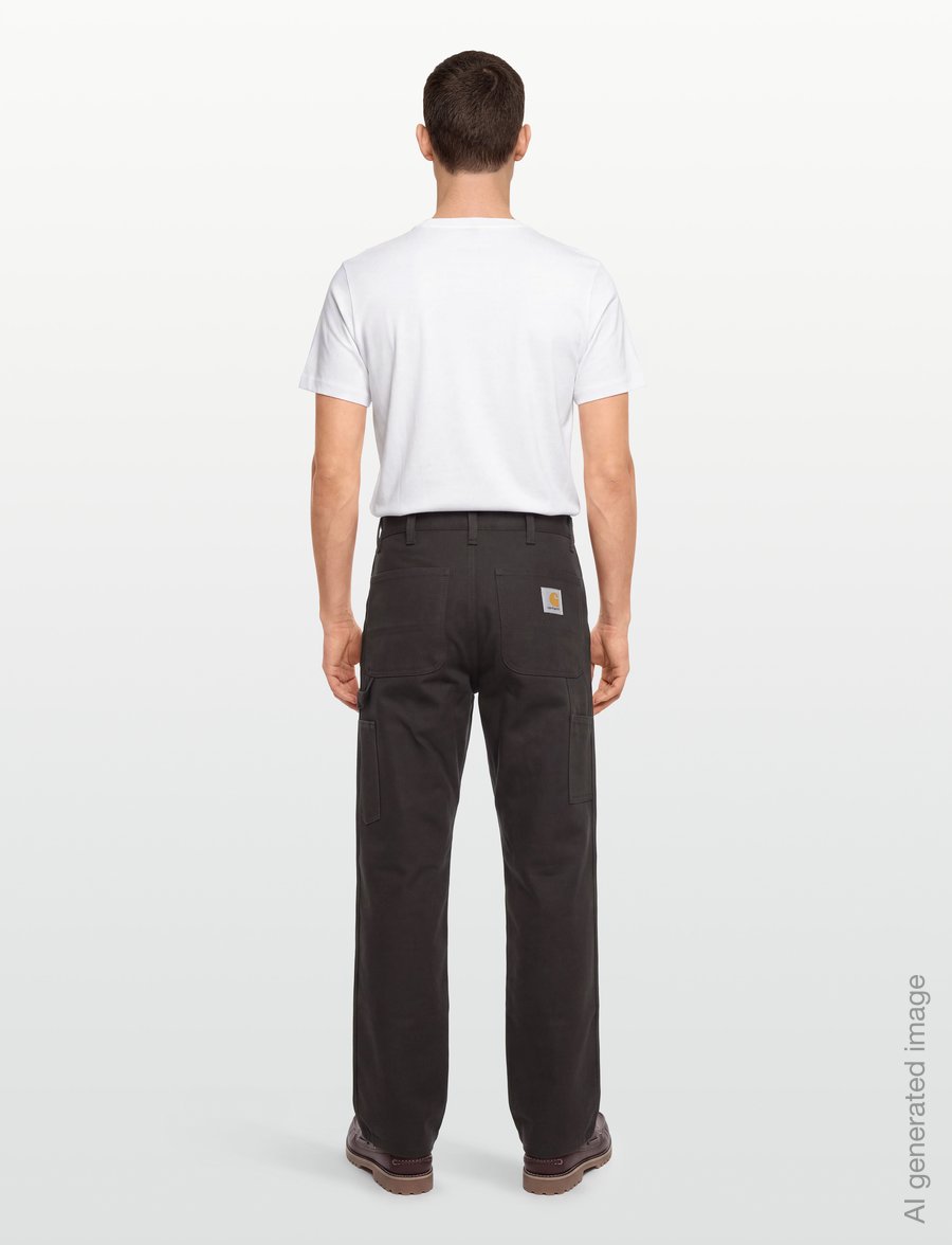 Carhartt WIP - Single Knee Pant Dearborn - freizeithosen - tobacco rigid - 4