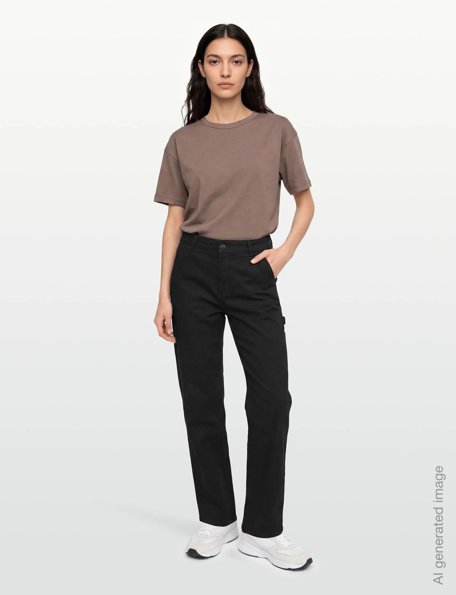 Carhartt WIP - W' Pierce Pant Straight Hudson - straight jeans - black rinsed - 0