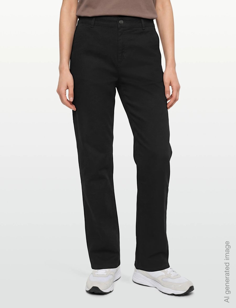 Carhartt WIP - W' Pierce Pant Straight Hudson - straight jeans - black rinsed - 3