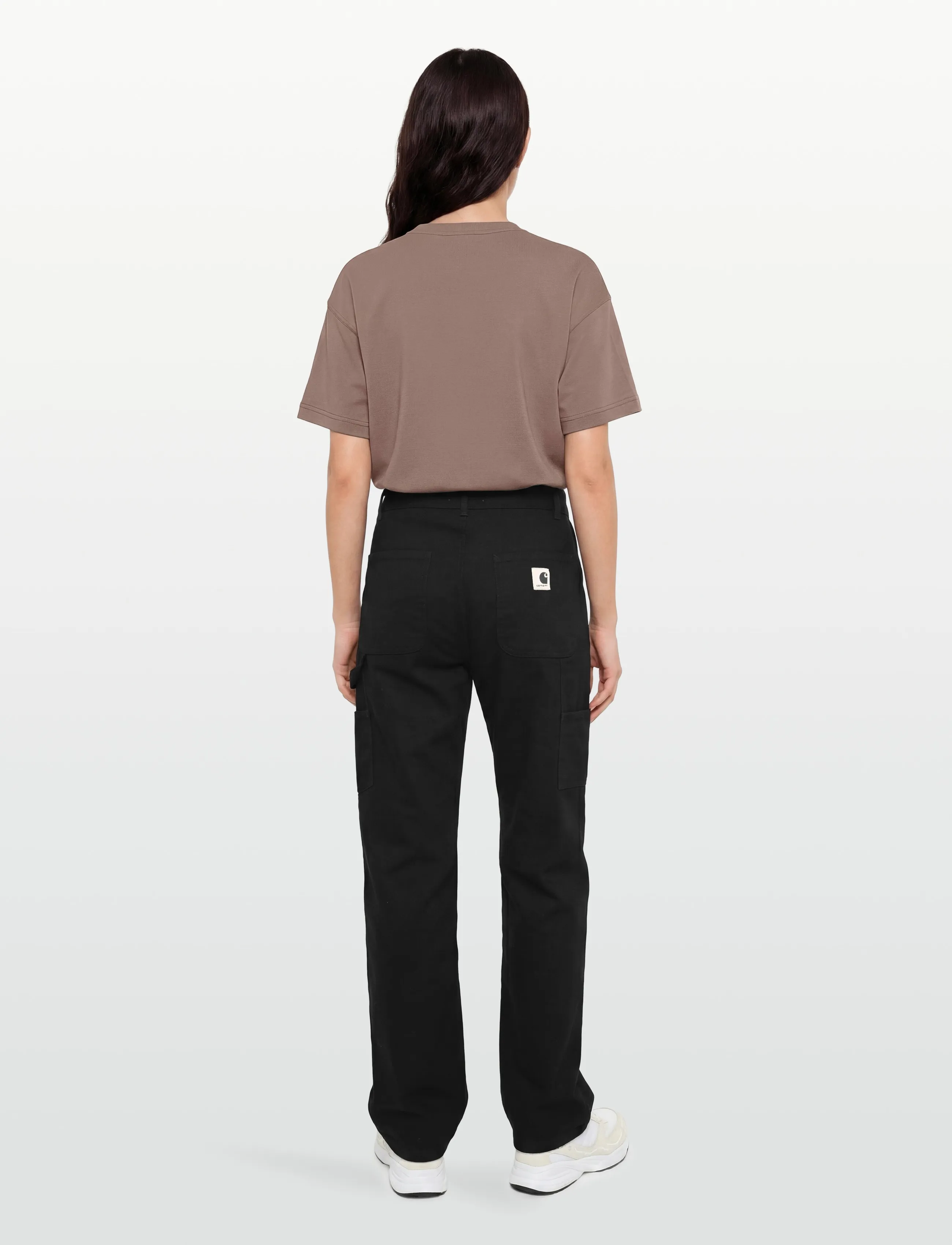 Carhartt WIP - W' Pierce Pant Straight Hudson - bukser & jeans - black rinsed - 4
